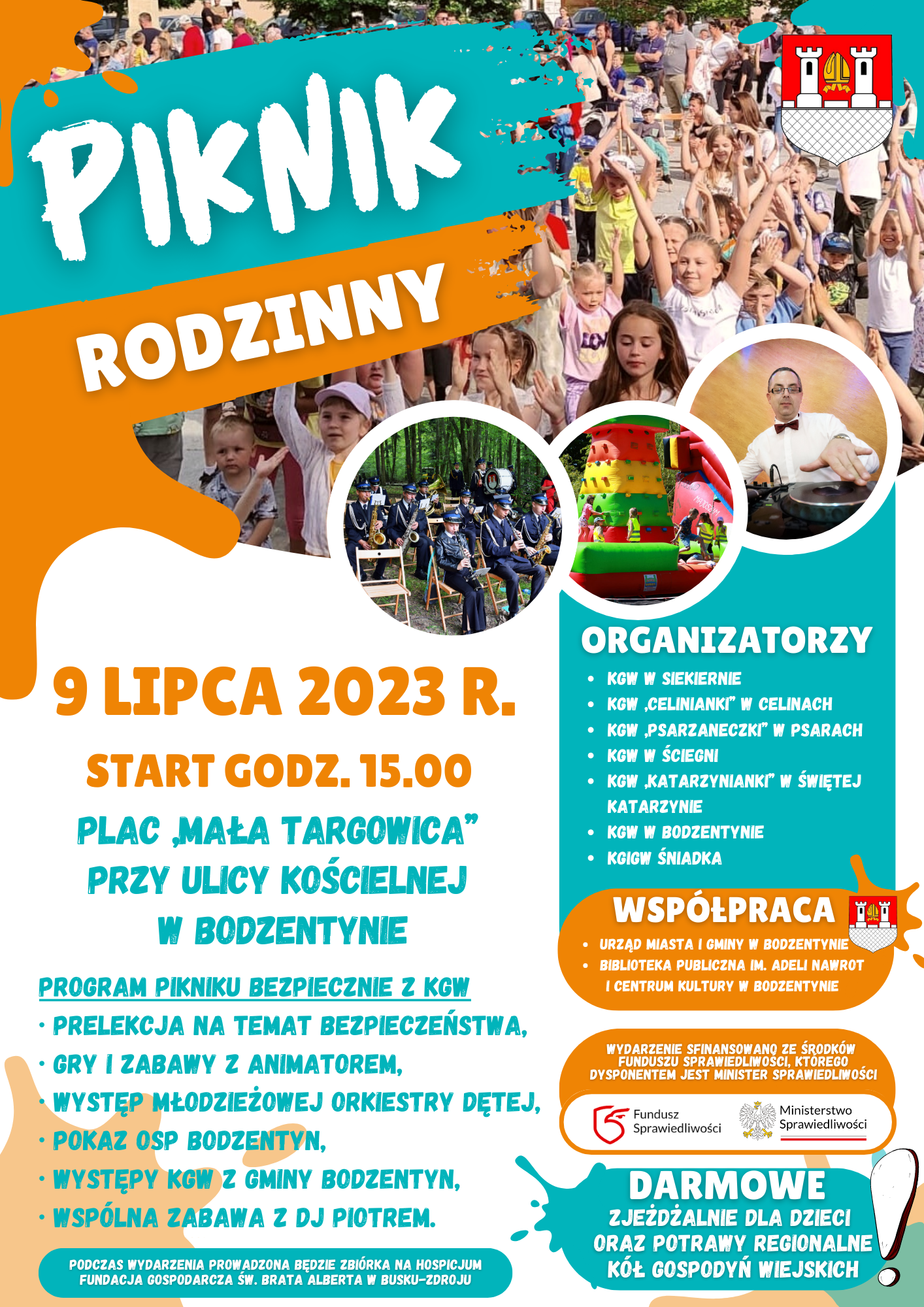 Plakat Piknik Rodzinny Bodzentyn
