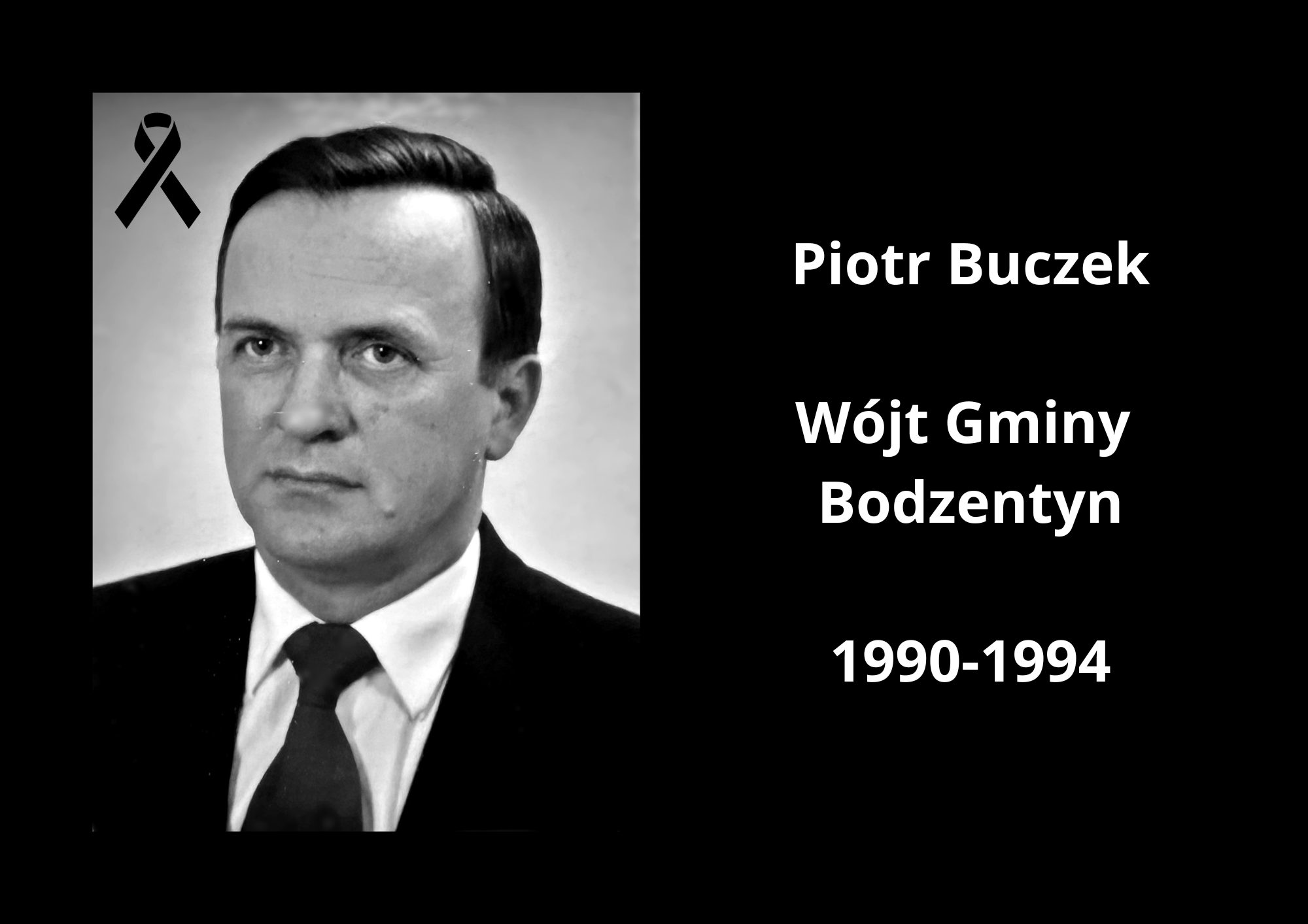 Piotr Buczek Wjt Gminy Bodzentyn 1990 1994